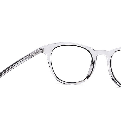 Vincent Chase Online Black Transparent Full Rim Square right side