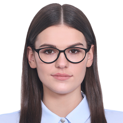 Vincent Chase Online Black Full Rim Cat Eye left side