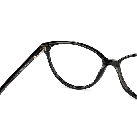 Vincent Chase Online Black Full Rim Cat Eye left side