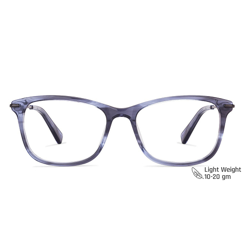 Vincent Chase Online Blue Transparent Full Rim Rectangle left side