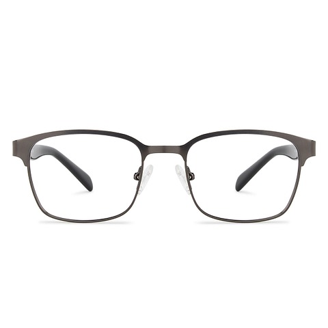 Vincent Chase Online Mid Gunmetal Full Rim Rectangle left side