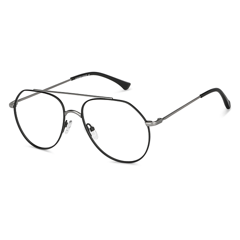 Vincent Chase Online Silver Full Rim Aviator left side