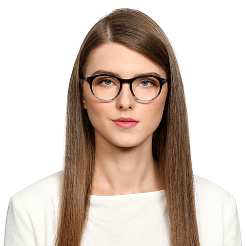 Vincent Chase Online Blue Transparent Full Rim Round left side