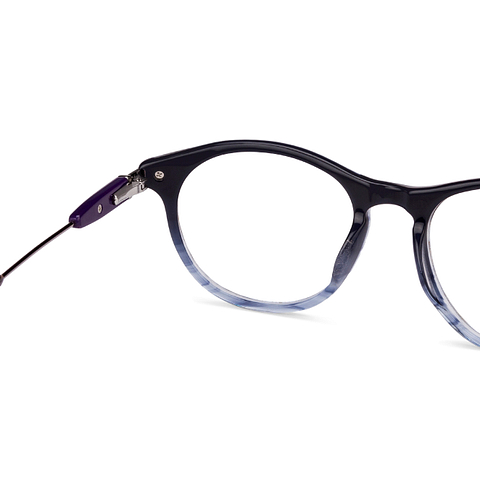 Vincent Chase Online Blue Transparent Full Rim Round left side