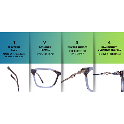 Vincent Chase Online Demi Full Rim Square left side