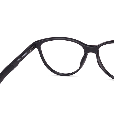 Lenskart Air Online Matte Black Full Rim Cat Eye right side