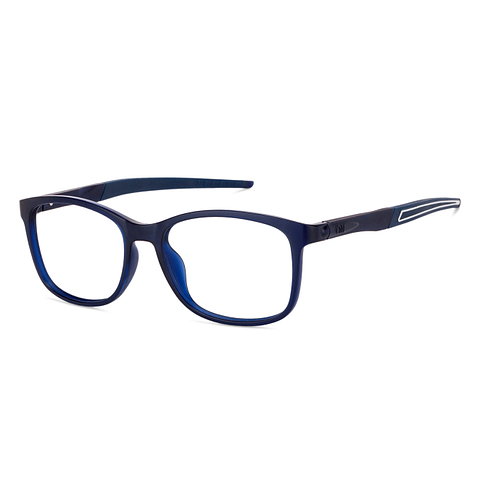 Lenskart Air Online Blue Transparent Full Rim Rectangle left side