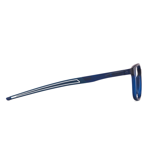 Lenskart Air Online Blue Transparent Full Rim Square left side