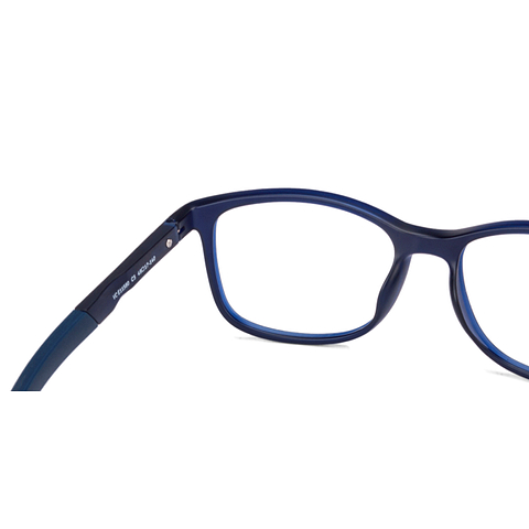 Lenskart Air Online Blue Transparent Full Rim Square right side