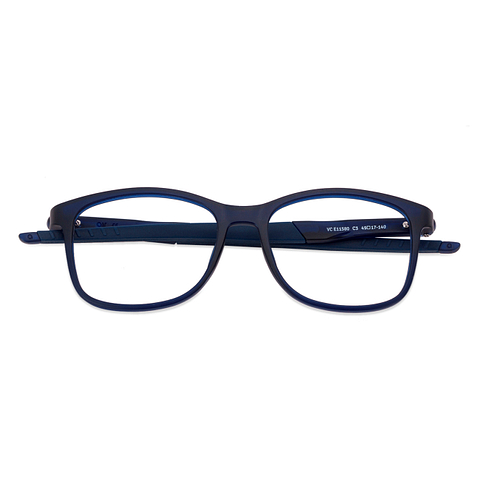 Lenskart Air Online Blue Transparent Full Rim Square left side