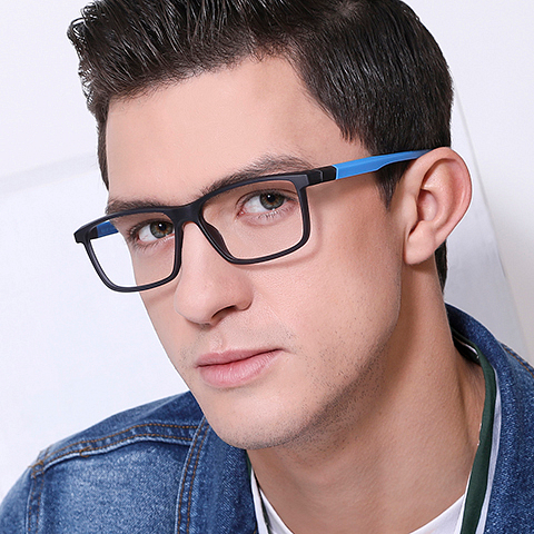 Lenskart Air Online Black Full Rim Rectangle right side