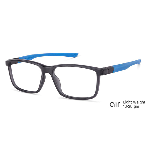 Lenskart Air Online Black Full Rim Rectangle left side