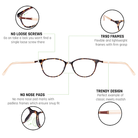 Lenskart Air Online Tortoise Full Rim Cat Eye right side