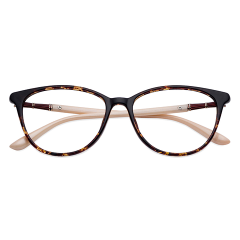 Lenskart Air Online Tortoise Full Rim Cat Eye left side