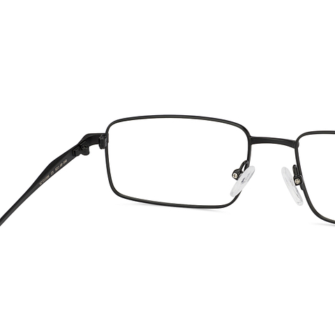 Lenskart Air Online Matte Black Full Rim Rectangle left side