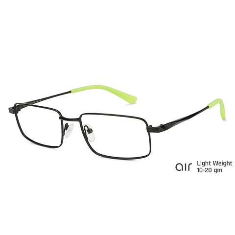 Lenskart Air Online Matte Black Full Rim Rectangle right side