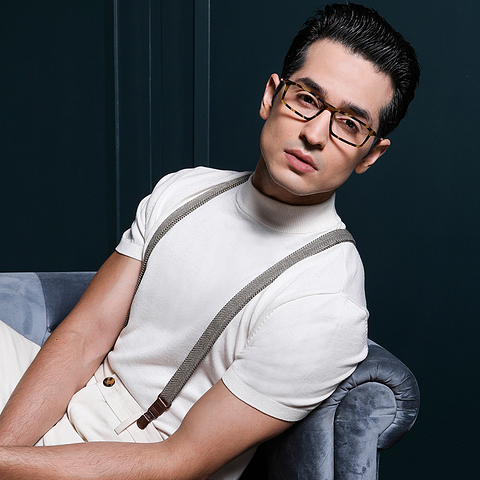 Vincent Chase Online Light Brown Full Rim Rectangle right side