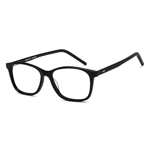 Vincent Chase Black Full Rim Rectangle right side