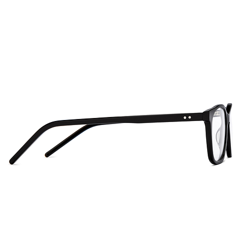 Vincent Chase Black Full Rim Rectangle left side