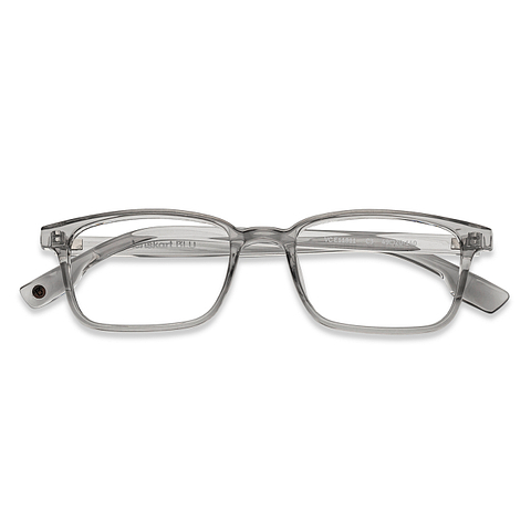 Lenskart BLU Screen Glasses Blue Block Zero Power Screen Glasses: Transparent Full Rim Rectangle Lenskart Blu VC E11811-C3 left side