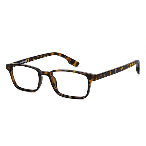 Lenskart BLU Screen Glasses Blue Block Zero Power Screen Glasses: Brown Tortoise Full Rim Rectangle Lenskart Blu VC E11811-C5 left side
