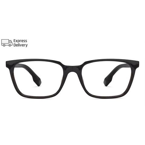 Lenskart BLU Screen Glasses Blue Block Zero Power Screen Glasses: Brown Full Rim Rectangle Lenskart Blu VC E11813-C5 left side