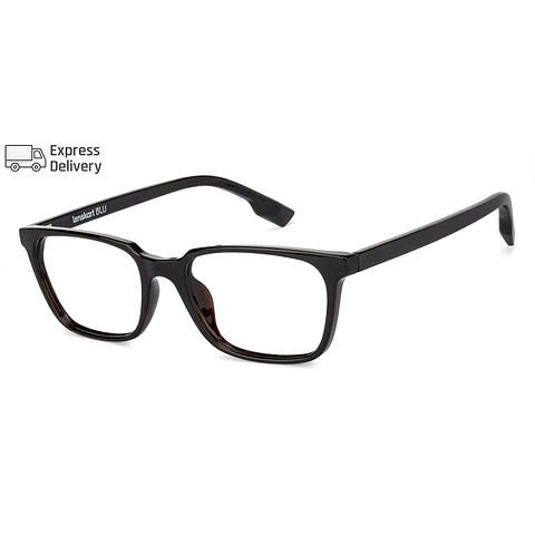 Lenskart BLU Screen Glasses Blue Block Zero Power Screen Glasses: Brown Full Rim Rectangle Lenskart Blu VC E11813-C5 right side