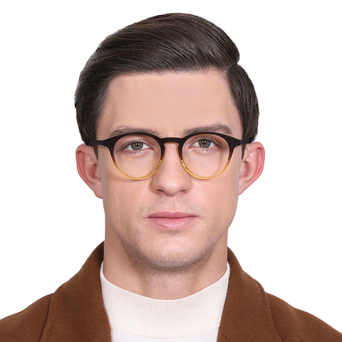 Vincent Chase Online Brown Transparent Full Rim Round right side