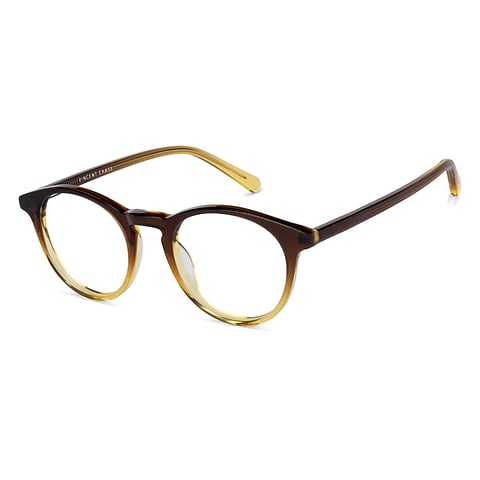 Vincent Chase Online Brown Transparent Full Rim Round right side