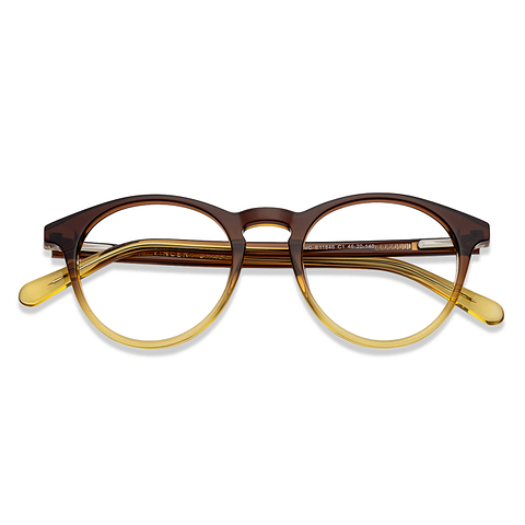 Vincent Chase Online Brown Transparent Full Rim Round right side