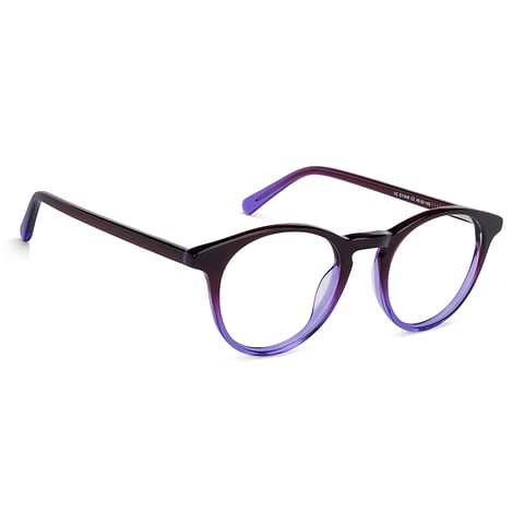 Vincent Chase Online Purple Transparent Full Rim Round left side