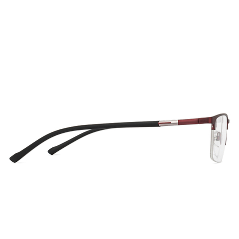 Lenskart Air Online Light Brown Half Rim Rectangle right side