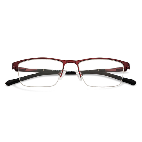 Lenskart Air Online Brown Half Rim Rectangle right side