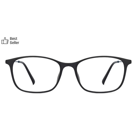 Lenskart Air Online Matte Black Full Rim Wayfarer right side