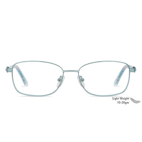 Vincent Chase Online Sky Blue Full Rim Rectangle left side
