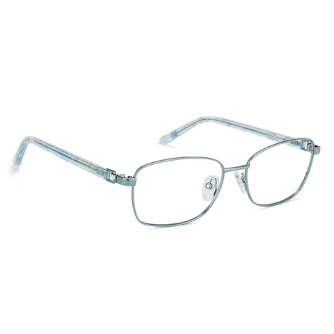 Vincent Chase Online Sky Blue Full Rim Rectangle left side