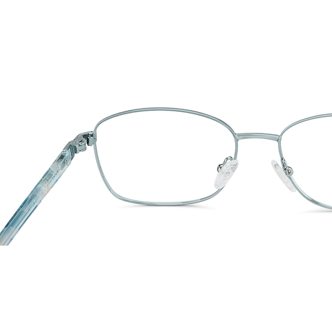 Vincent Chase Online Sky Blue Full Rim Rectangle left side