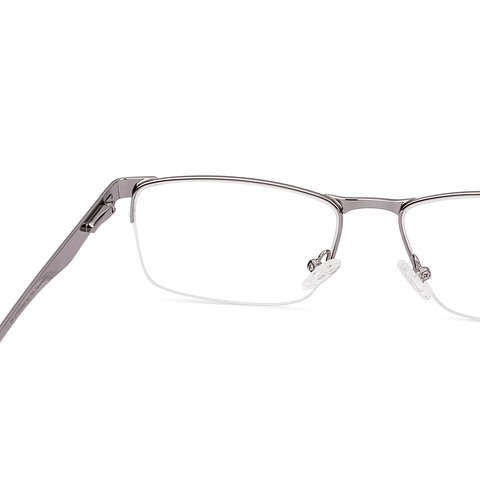 Vincent Chase Online Silver Half Rim Rectangle right side