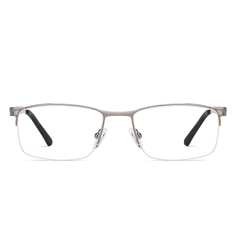 Vincent Chase Silver Half Rim Rectangle right side