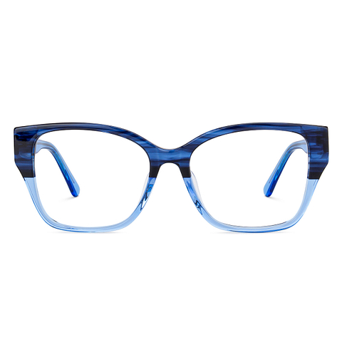 Vincent Chase Online Blue Transparent Full Rim Cat Eye left side