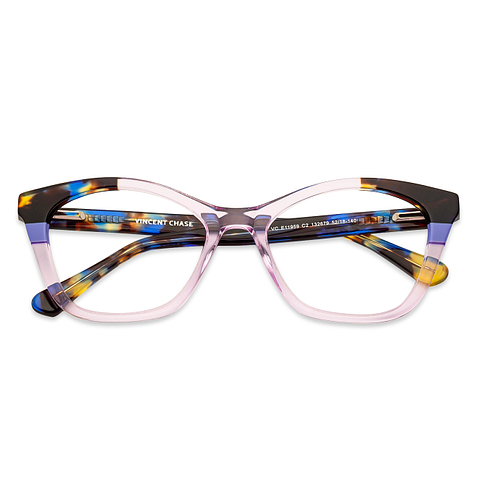 Vincent Chase Online Purple Transparent Full Rim Cat Eye right side