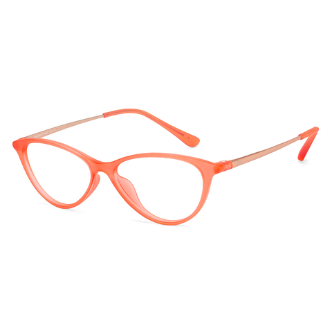 Lenskart Air Online Orange Full Rim Cat Eye right side