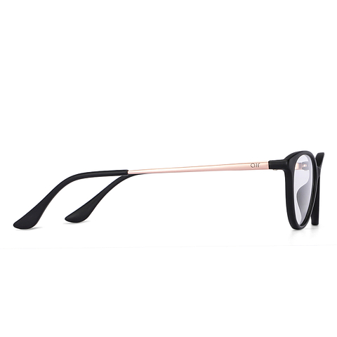 Lenskart Air Online Black Full Rim Cat Eye left side