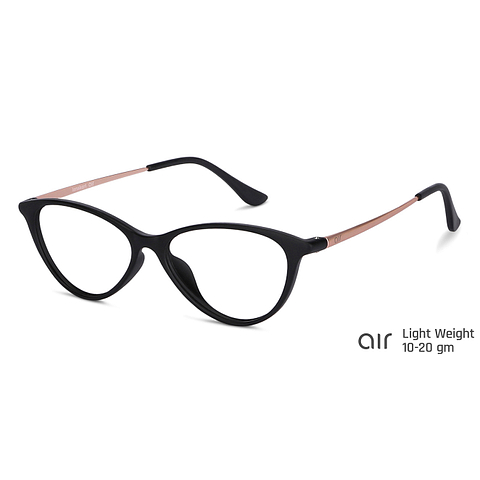 Lenskart Air Online Black Full Rim Cat Eye right side
