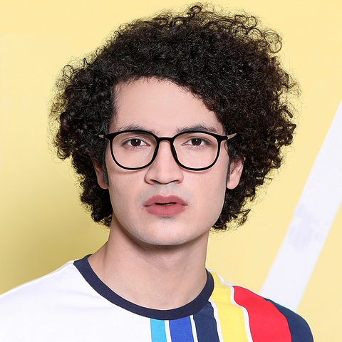 Lenskart Air Online Black Full Rim Square right side