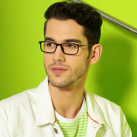 Lenskart Air Online Black Full Rim Rectangle right side