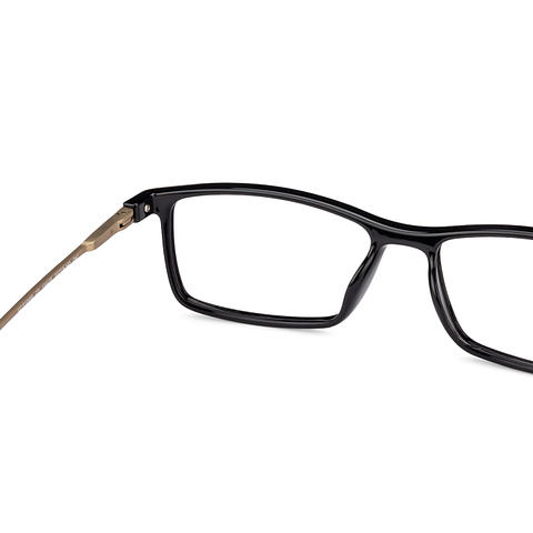 Lenskart Air Online Black Full Rim Rectangle left side