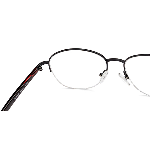 Lenskart Air Online Dual Color Half Rim Oval left side