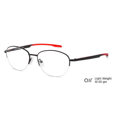 Lenskart Air Online Dual Color Half Rim Oval right side