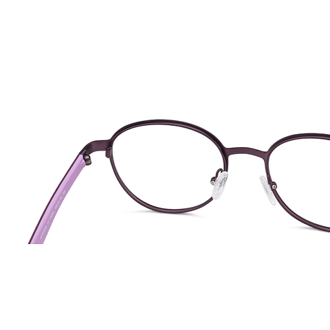 Lenskart Air Online Purple Full Rim Round left side